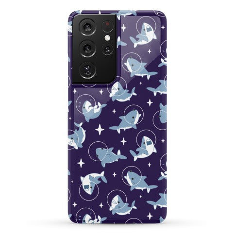 Space Shark Pattern Phone Case