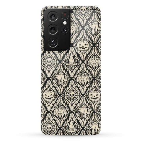 Spooky Vintage Halloween Pattern Phone Case