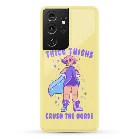 Thicc Thighs Crush The Horde Phone Case