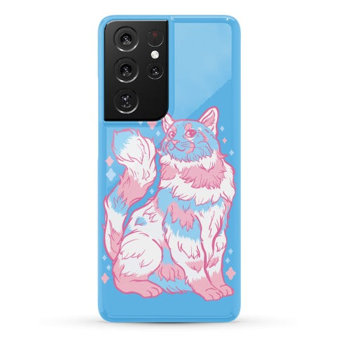 Transgender Pride Cat Phone Case