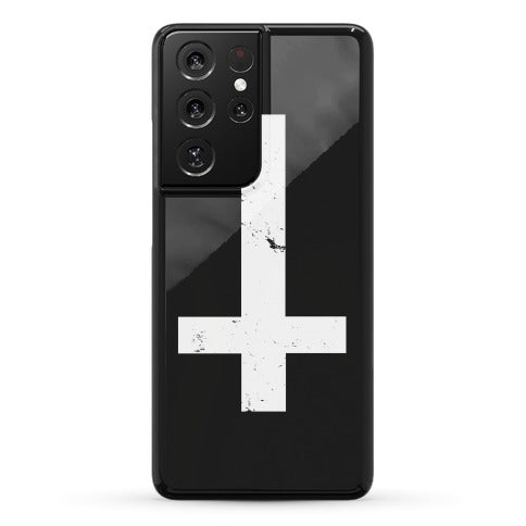 Upside Down Cross Phone Case