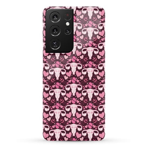 Uterus Pattern Phone Case