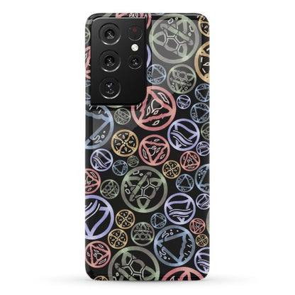 Witch's Elements Dark Pattern Phone Case