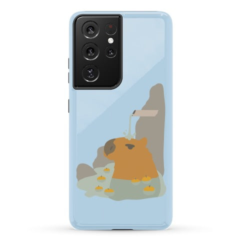 Capybara Hot Spring Phone Case