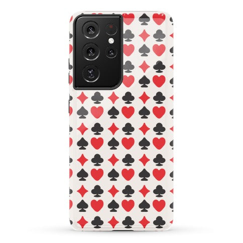 Card Deck Symbols Pattern Phone Case