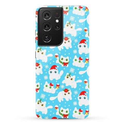 Christmas Cats Pattern Phone Case