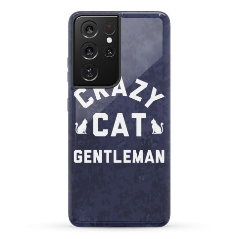 Crazy Cat Gentleman Phone Case