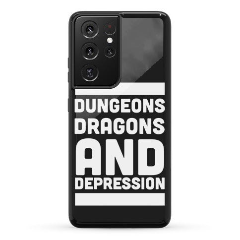 Dungeons, Dragons and Depression  Phone Case