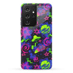 Faux Retro Arcade Carpet Pattern Phone Case
