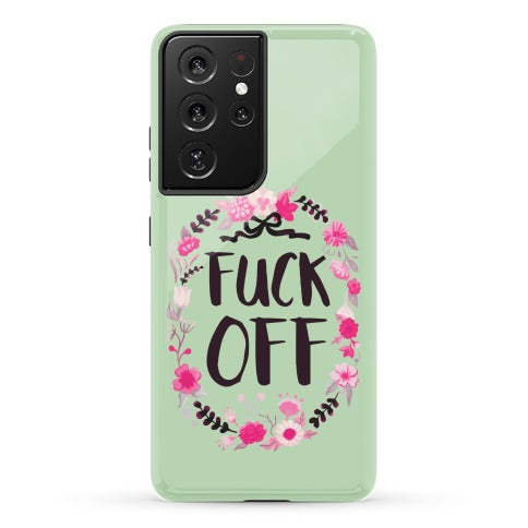 Floral Fuck Off Phone Case