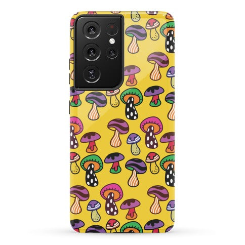 Funky Mushroom Pattern Phone Case