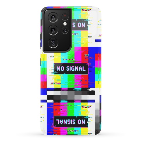 Glitchy No Signal Bars Phone Case