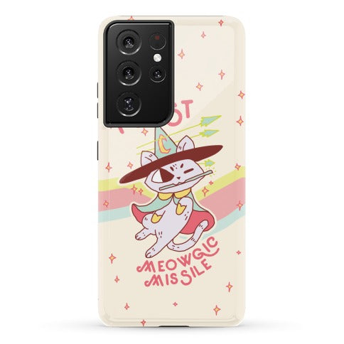 I Cast Meowgic Missile  Phone Case