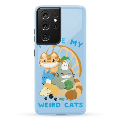 I love my weird cats Phone Case