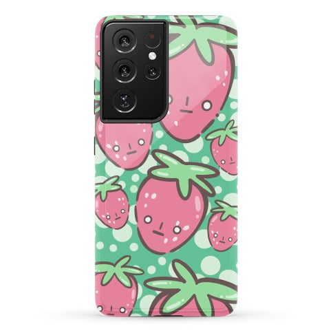 Indifferent Strawberries Phone Case