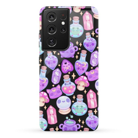 Kawaii Witchy Pattern Phone Case