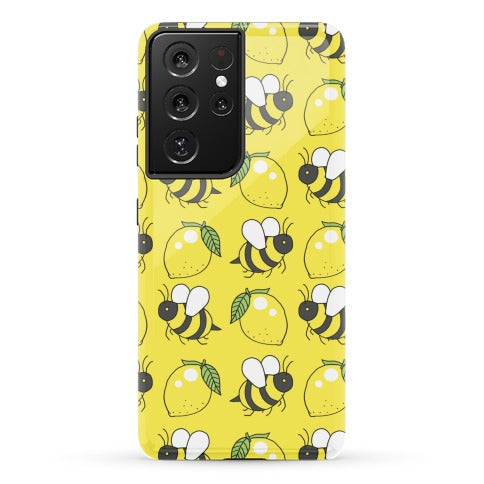 Lemon and Bee Phone Case