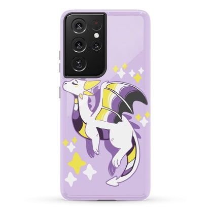 Non-Binary Pride Dragon Phone Case