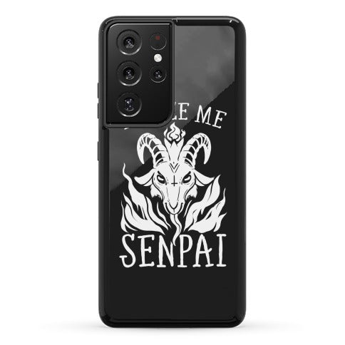 Notice Me Senpai! (Baphomet) Phone Case
