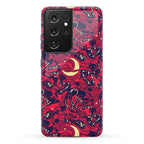 Occult Werewolf Moon Pattern Phone Case