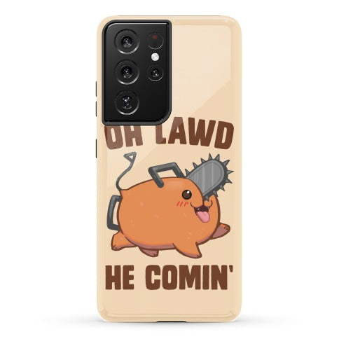 Oh Lawd He Comin' Pochita Phone Case