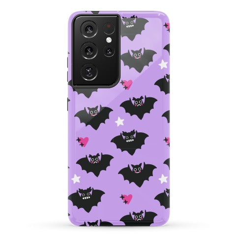 Pastel Goth Bats Pattern Phone Case