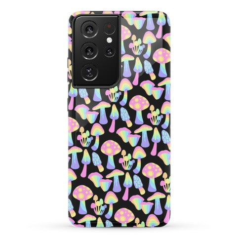 Pastel Rainbow Mushrooms Pattern Phone Case
