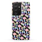 Pastel Rainbow Mushrooms Pattern Phone Case