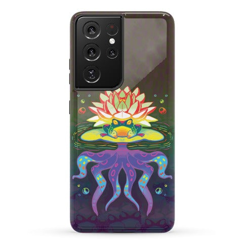 Psychedelic Lily Frog Phone Case