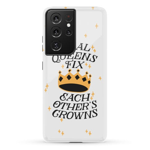 Real Queens Fix Each Other's Crowns Phone Case