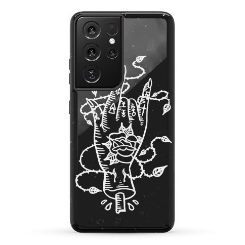 Rock On (Traditional Tattoo) Phone Case