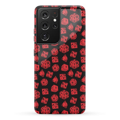 RPG Dice Pattern Phone Case