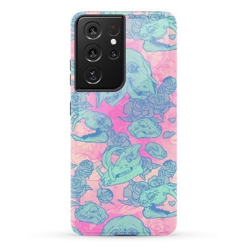 Skulls and Flowers Phone Case