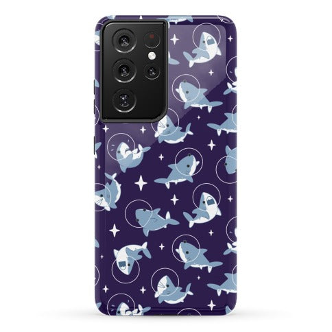 Space Shark Pattern Phone Case