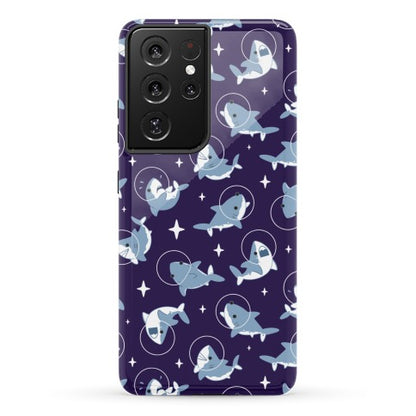 Space Shark Pattern Phone Case