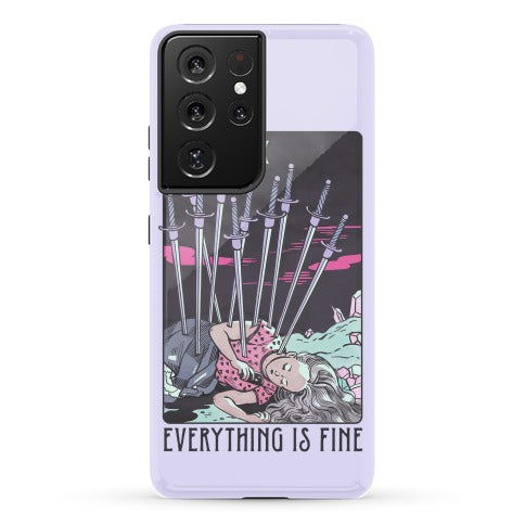 Ten Of Swords (Everything Is Fine) Phone Case