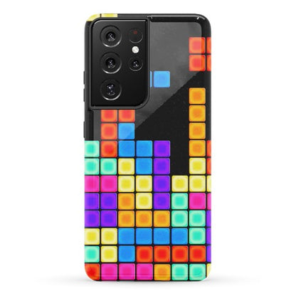 Tetris Pattern Phone Case