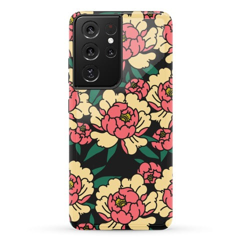 Traditional Tattoo Peony Red Phone Case