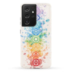Watercolor Chakra Symbols Phone Case