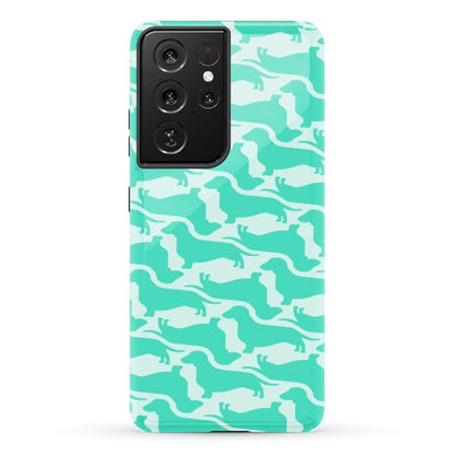 Wiener Dog Pattern Phone Case