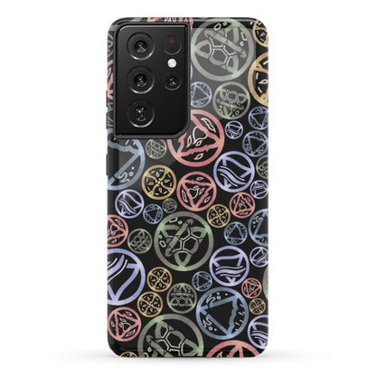 Witch's Elements Dark Pattern Phone Case