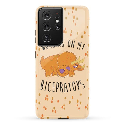 Working on My Bicepratops Phone Case