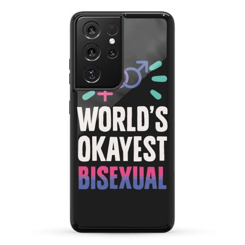 World's Okayest Bisexual Phone Case