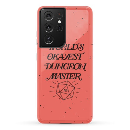 World's Okayest Dungeon Master Phone Case