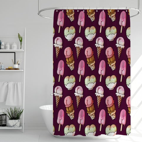 Ice Cream Butts Shower Curtain