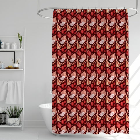 Tabletop RPG pattern Shower Curtain