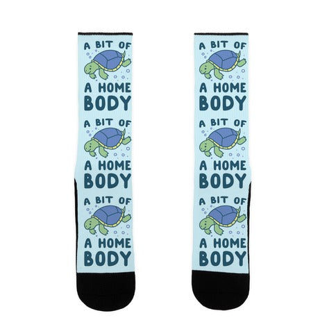 A Bit of a Homebody - Turtle Socks