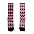 Alexandria Ocasio-Cortez Pop Art Parody Socks
