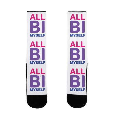 All Bi Myself Socks