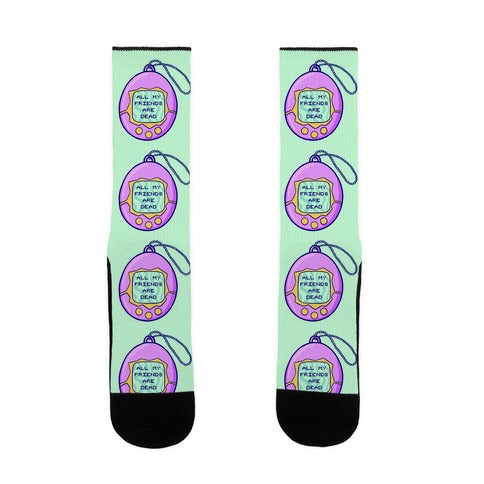 All My Friends Are Dead 90's Toy Socks